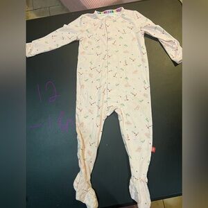 Magnetic Me Pink Floral Kids Footie